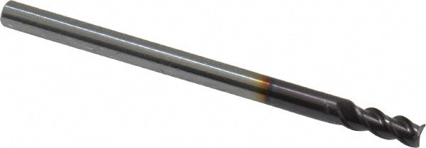 Guhring 9030860031700 Corner Chamfer End Mill 1/8" Dia, 1/4" LOC, 3 Flute, Solid Carbide