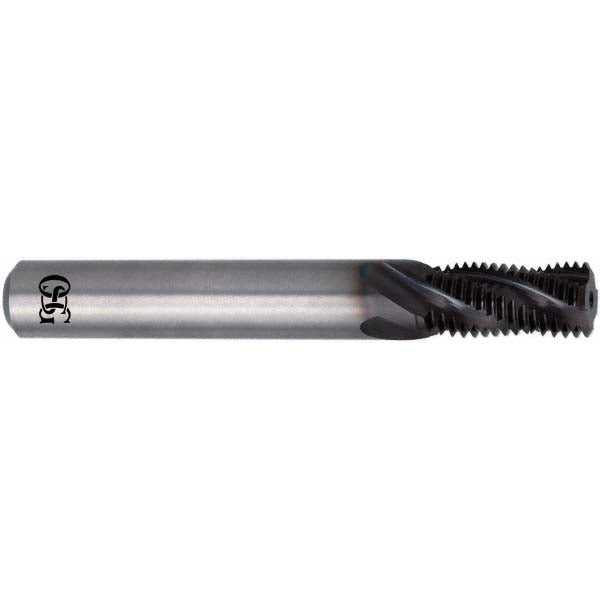 OSG 4100003411 Helical Flute Thread Mill 5/16-18, 3 Flute, 1/4" Shank Dia, Solid Carbide