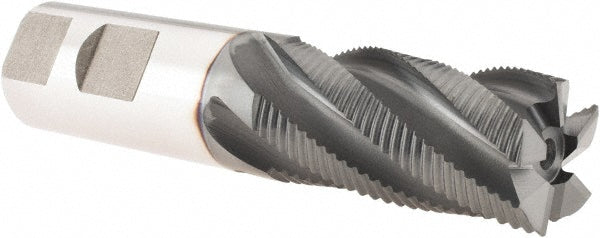 Brubaker Tool 96166-89-B Square End Mill 1'' Dia, 2'' LOC, 1'' Shank Dia, 4-1/2'' OAL, 5 Flutes, Cobalt