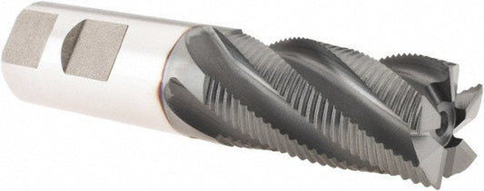 Brubaker Tool 96166-89-B Square End Mill 1'' Dia, 2'' LOC, 1'' Shank Dia, 4-1/2'' OAL, 5 Flutes, Cobalt