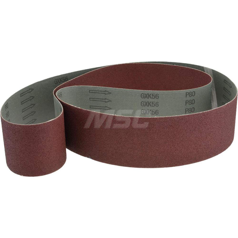 Tru-Maxx 7424 Abrasive Belt 3" Wide, 79" Long, 80 Grit, Aluminum Oxide
