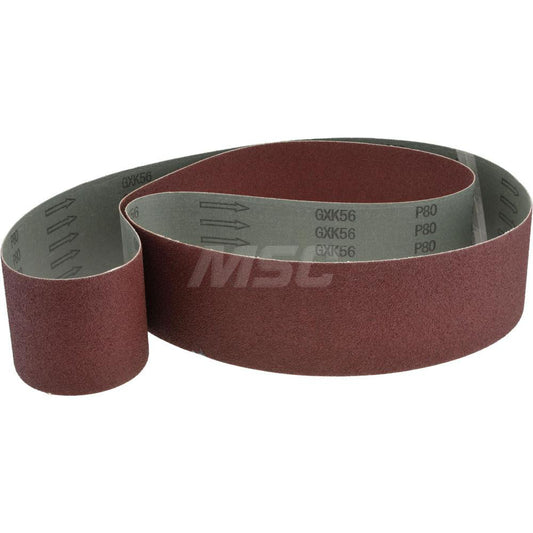 Tru-Maxx 7424 Abrasive Belt 3" Wide, 79" Long, 80 Grit, Aluminum Oxide