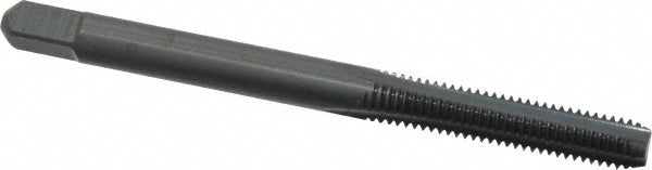 Kennametal 4131593 Straight Flute Tap #10-32 UNF, 4 Flute, Bottoming Chamfer, 2B Class of Fit, High-Speed Steel, Oxide Finish