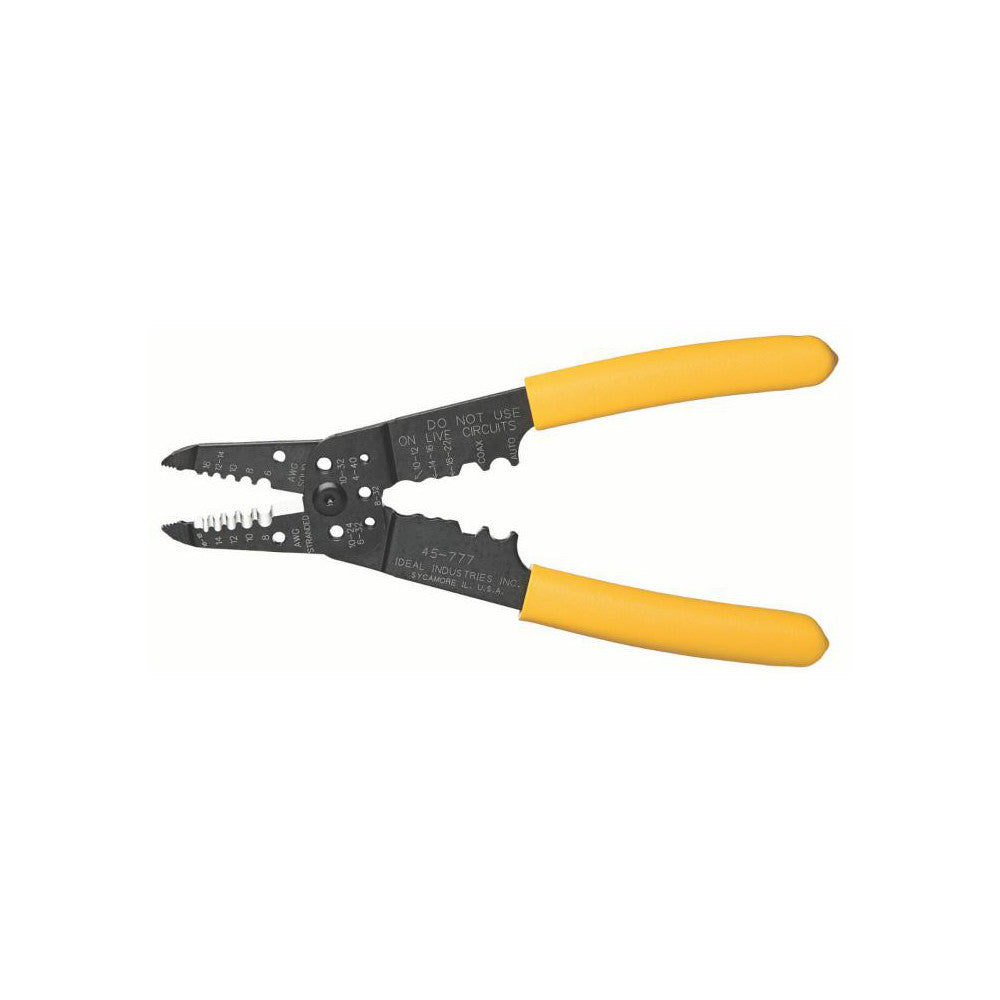Ideal 45-777 Wire Stripper 18 AWG to 8 AWG Max Capacity