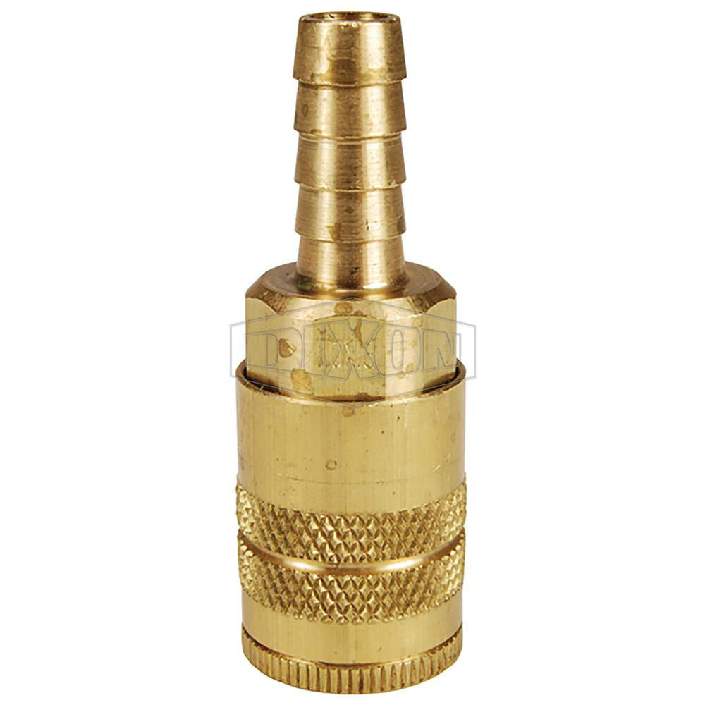 Dixon Valve & Coupling DC2044 Barbed Hose Fitting Brass Worm Drive