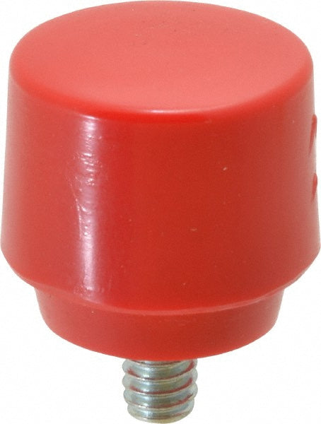 NUPLA 15103 1" Face Diam, Grade Medium, Red Hammer Tip/Face