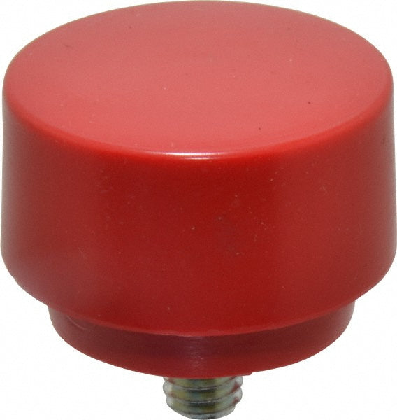 NUPLA 15153 1-1/2" Face Diam, Grade Medium, Red Hammer Tip/Face