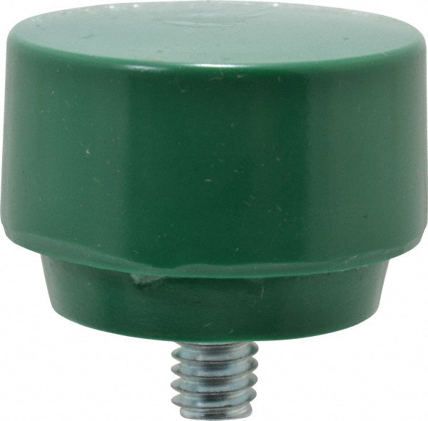 NUPLA 15154 1-1/2" Face Diam, Grade Tough, Green Hammer Tip/Face
