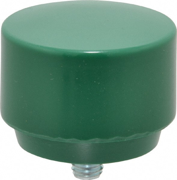 NUPLA 15204 2" Face Dia, Grade Tough, Green Hammer Tip/Face