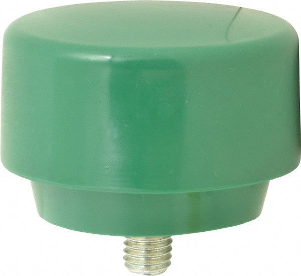 NUPLA 15304 3" Face Diam, Grade Tough, Green Hammer Tip/Face