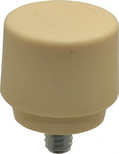 NUPLA 15106 1" Face Diam, Grade Medium Hard, Cream Hammer Tip/Face
