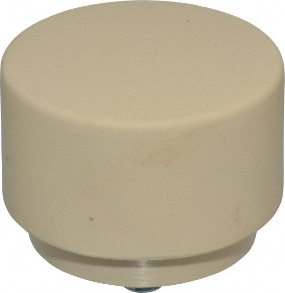 NUPLA 15206 2" Face Dia, Grade Medium Hard, Cream Hammer Tip/Face