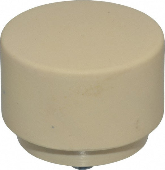 NUPLA 15206 2" Face Dia, Grade Medium Hard, Cream Hammer Tip/Face