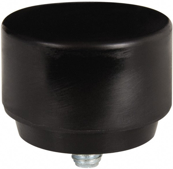 NUPLA 15208 2" Face Dia, Grade Hard, Black Hammer Tip/Face