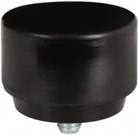 NUPLA 15208 2" Face Dia, Grade Hard, Black Hammer Tip/Face