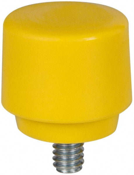 NUPLA 15109 1" Face Diam, Grade Extra Hard, Yellow Hammer Tip/Face