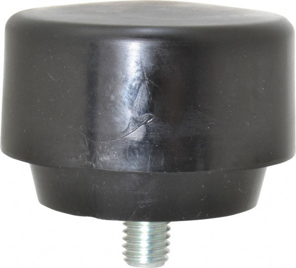 NUPLA 15308 3" Face Diam, Grade Hard, Black Hammer Tip/Face