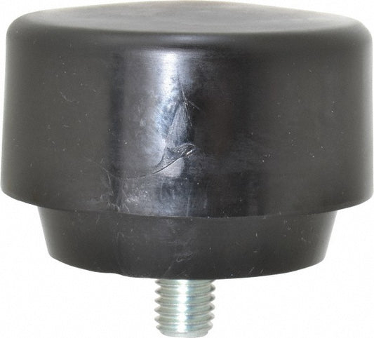 NUPLA 15308 3" Face Diam, Grade Hard, Black Hammer Tip/Face