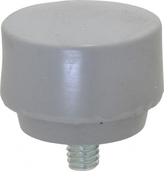 NUPLA 15151 1-1/2" Face Diam, Grade Extra Soft, Gray Soft Face Hammer Tip