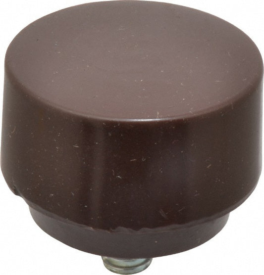NUPLA 15152 1-1/2" Face Diam, Grade Soft, Brown Soft Face Hammer Tip