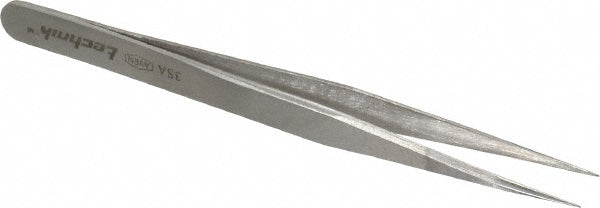 Aven 18053USA Precision Tweezer 3-SA, Straight Tip, 4-3/4" OAL
