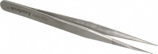 Aven 18053USA Precision Tweezer 3-SA, Straight Tip, 4-3/4" OAL