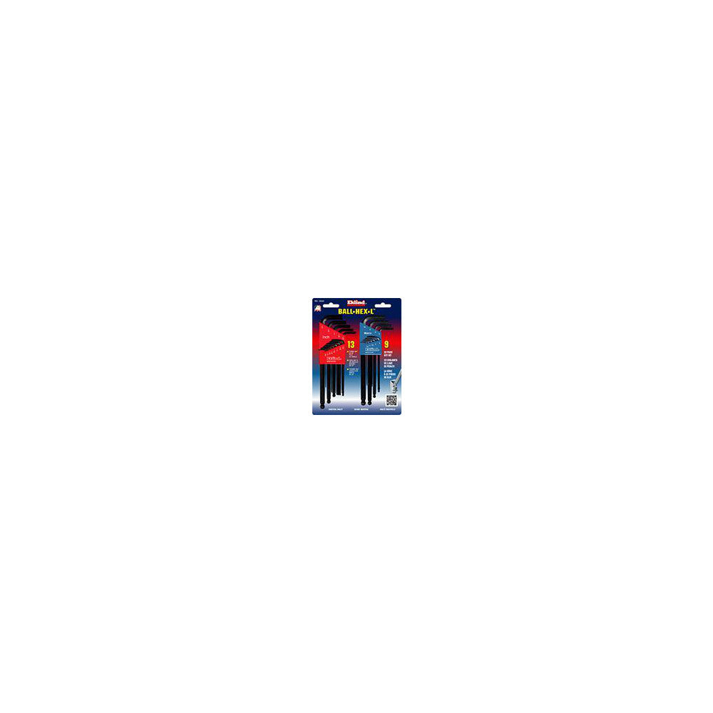 Eklind 13222 22 Piece L-Key Ball End Hex Key Set
