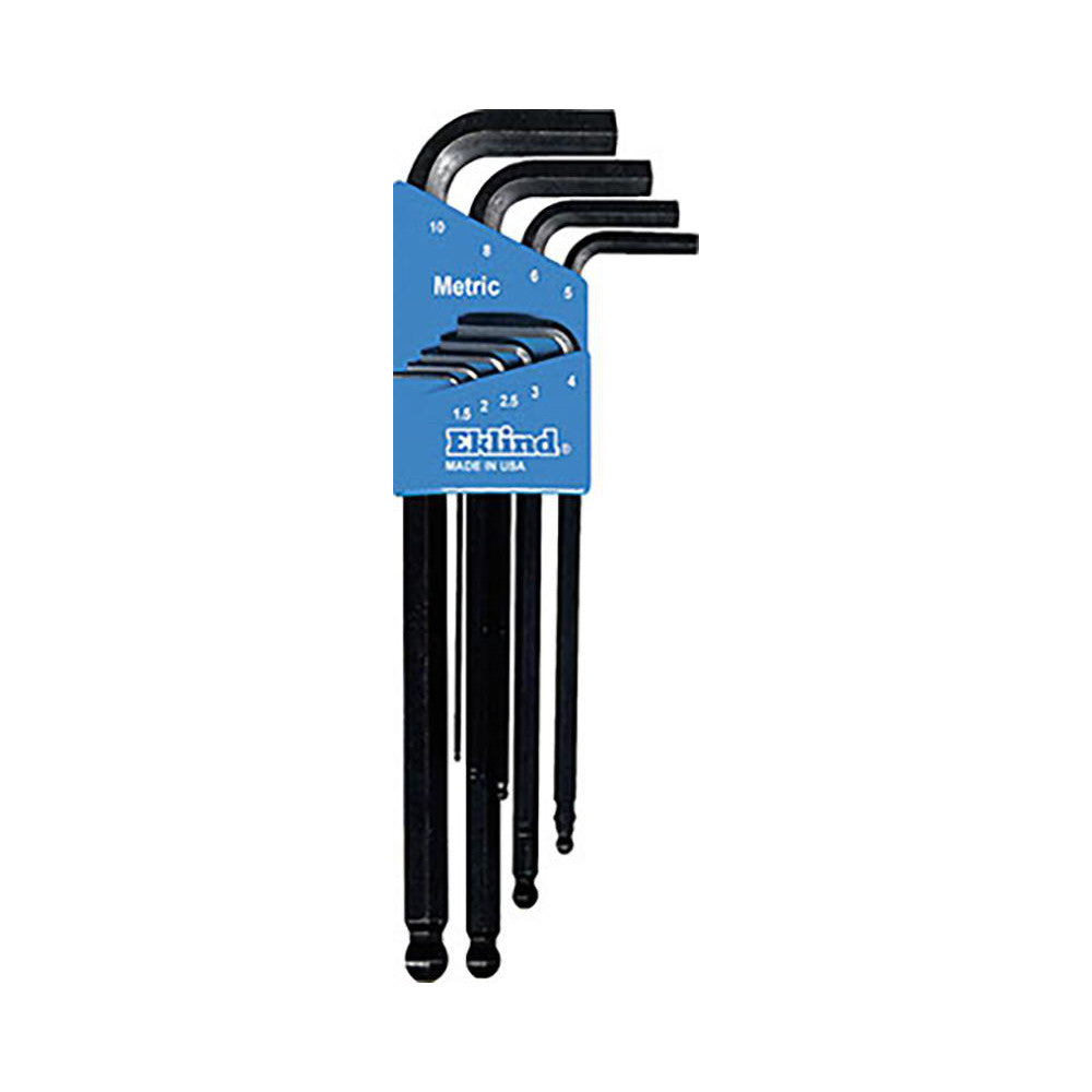 Eklind 13609 9 Piece L-Key Ball End Hex Key Set