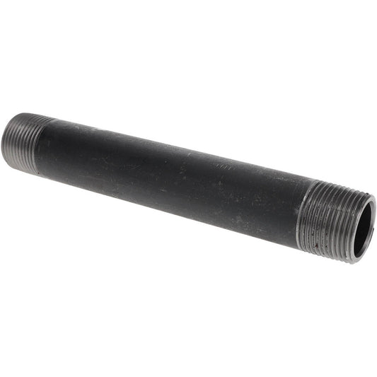 Value Collection 1203.2BLKBN80 Black Pipe Nipple 1" Dia x 8" Long, Schedule 80