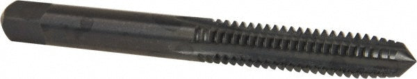 Kennametal 4131385 Straight Flute Tap 1/4-20 UNC, 4 Flute, Plug Chamfer, 3B Class of Fit, High-Speed Steel, Oxide Finish