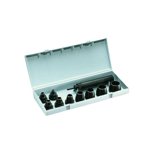 General S1274 Hollow Punch Set 10 Pc, 0.25 to 1"