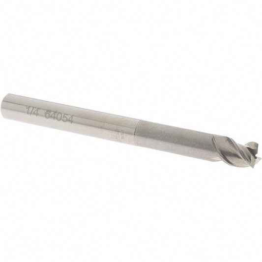 OSG 20430100 Square End Mill 1/4" Dia, 1/4" LOC, 3 Flute, Solid Carbide