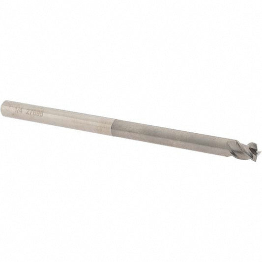 OSG 20480100 Square End Mill 1/4" Dia, 1/4" LOC, 3 Flute, Solid Carbide