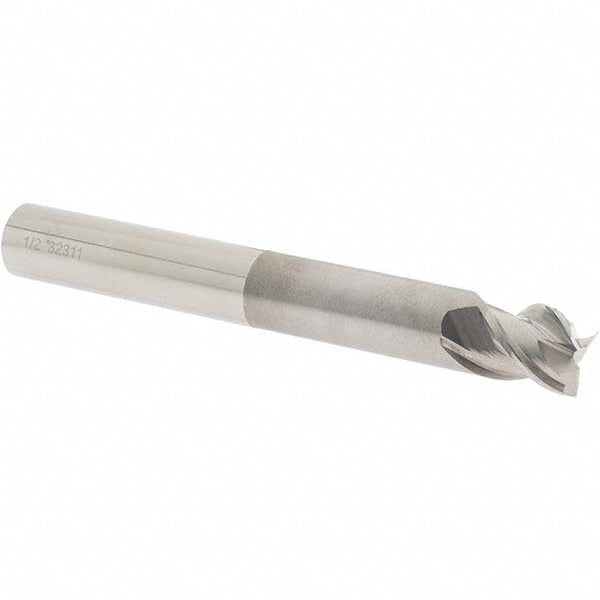 OSG 20480500 Square End Mill 1/2" Dia, 1/2" LOC, 3 Flute, Solid Carbide