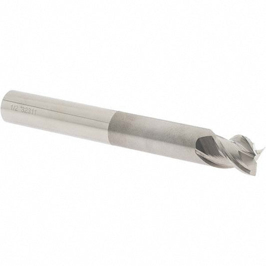 OSG 20480500 Square End Mill 1/2" Dia, 1/2" LOC, 3 Flute, Solid Carbide