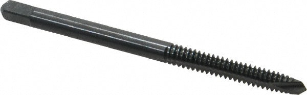 Kennametal 4131172 Spiral Point Tap #6-32 UNC, 2 Flutes, Plug Chamfer, 3B Class of Fit, HSS, Oxide Coated