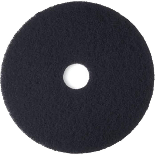 3M 7000000654 High Productivity Floor Pads 7300, Black, 505 mm, 20 in, 5 ea/Case