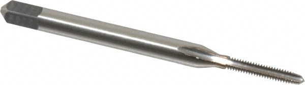 Kennametal 1543707 Straight Flute Tap M2x0.4 Metric Coarse, 3 Flute, Plug Chamfer, 6H Class of Fit, High-Speed Steel, Bright/Uncoated Finish
