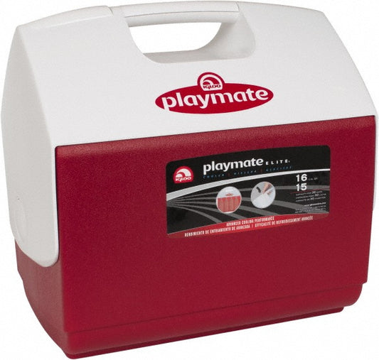 Igloo 43362 Portable Coolers Portable Cooler Type Ice Chest  Body Color Red White  Volume Capacity 16 qt  Material Plastic  Special Item Information Push Button Lid