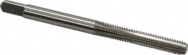 Kennametal 1543746 Straight Flute Tap M4x0.7 Metric Coarse, 4 Flute, Bottoming Chamfer, 6H Class of Fit, High-Speed Steel, Bright/Uncoated Finish