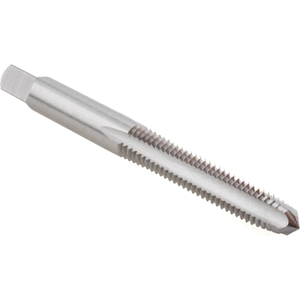 Kennametal 1544083 Straight Flute Tap M6x1 Metric Coarse, 4 Flute, Plug Chamfer, 6H Class of Fit, High-Speed Steel, Bright/Uncoated Finish