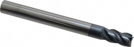 Kyocera SGS Precision Tools 36416 Square End Mill 1/4" Dia, 1/2" LOC, 4 Flute, Solid Carbide
