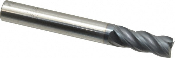 Kyocera SGS Precision Tools 36420 Square End Mill 5/16" Dia, 13/16" LOC, 4 Flute, Solid Carbide