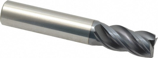 Kyocera SGS Precision Tools 36432 Square End Mill 1/2" Dia, 1" LOC, 4 Flute, Solid Carbide
