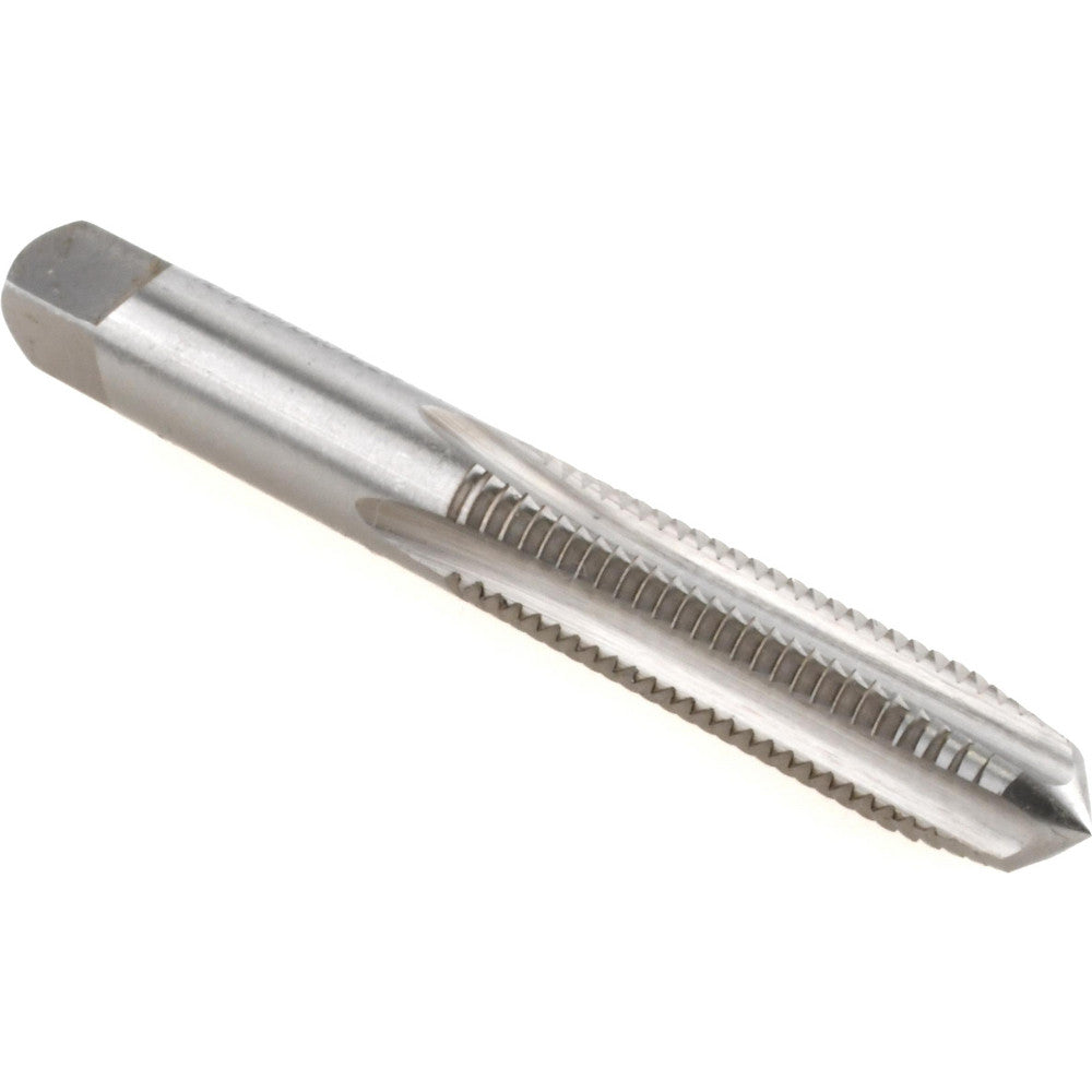 Kennametal 1544096 Straight Flute Tap M8x1.25 Metric Coarse, 4 Flute, Plug Chamfer, 6H Class of Fit, High-Speed Steel, Bright/Uncoated Finish