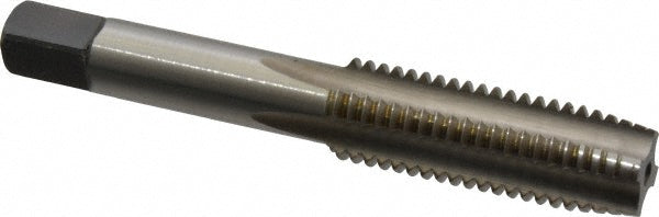 Kennametal 1543826 Straight Flute Tap M14x2 Metric Coarse, 4 Flute, Plug Chamfer, 6H Class of Fit, High-Speed Steel, Bright/Uncoated Finish