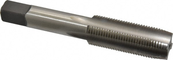 Kennametal 1544148 Straight Flute Tap M18x1.5 Metric Coarse, 4 Flute, Plug Chamfer, High-Speed Steel, Bright/Uncoated Finish