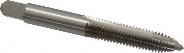 Kennametal 1544101 Spiral Point Tap M8x1.25 Metric Coarse, 2 Flutes, Plug Chamfer, 6H Class of Fit, HSS, Bright/Uncoated Coated