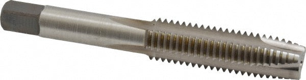 Kennametal 1544114 Spiral Point Tap M12x1.75 Metric Coarse, 3 Flutes, Plug Chamfer, 6H Class of Fit, HSS, Bright/Uncoated Coated