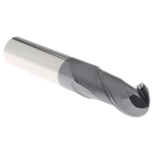 Accupro 88420690 Ball End Mill 0.5" Dia, 1" LOC, 2 Flute, Solid Carbide